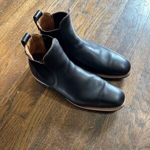 Allen Edmonds Liverpool Chelsea Dress Boot Black, 10D